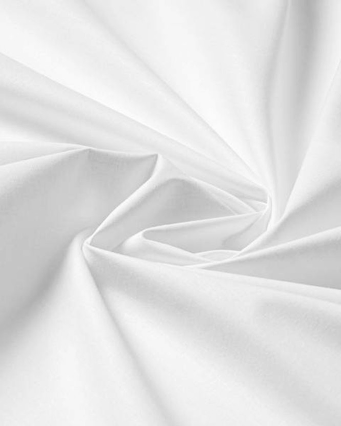 Hranatý obrus 100% bavlnené plátno - biely
