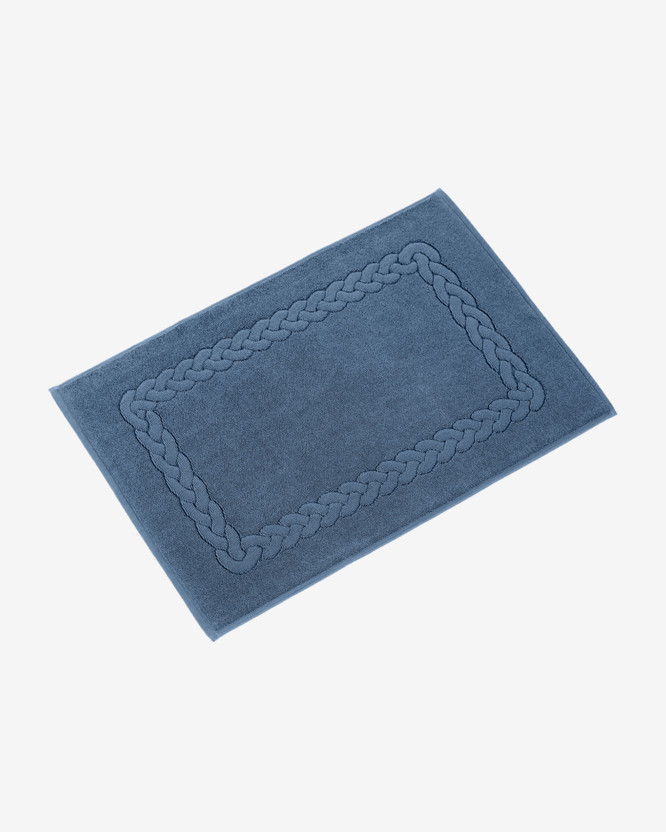 Kúpeľňová froté predložka „Ina” 50x70 cm - tmavo modrá