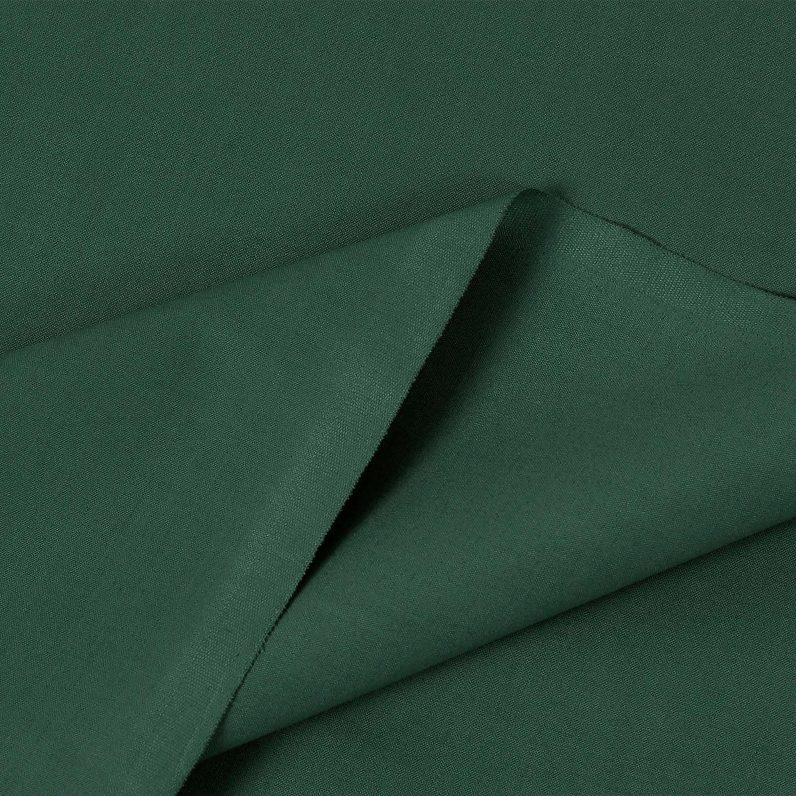 Bavlnená jednofarebná látka - plátno Suzy - tmavo zelená