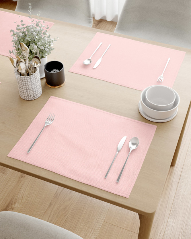 Prestieranie na stôl teflónové - ružové žíhanie - sada 2ks