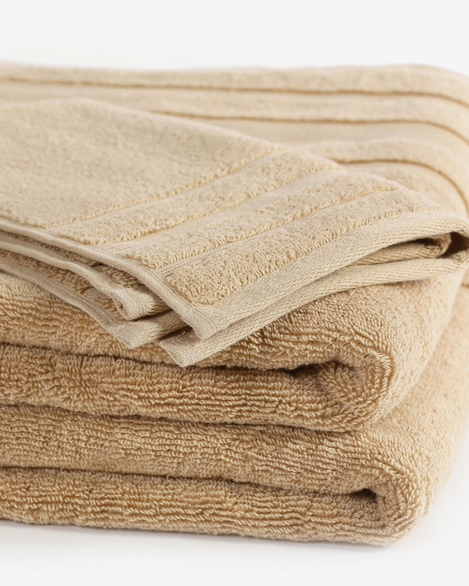 Hebký uterák z organickej bavlny - béžový