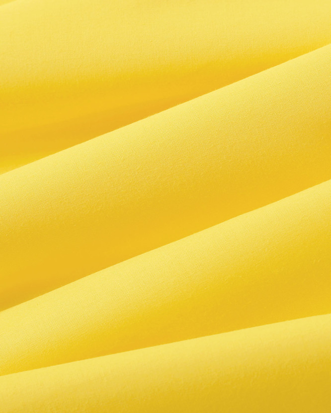 Bavlnená jednofarebná látka - plátno Suzy - žltá